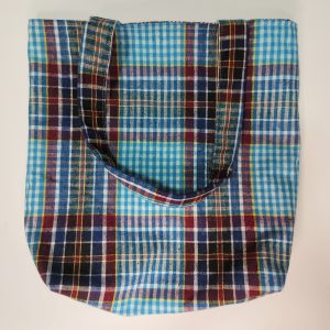 Handmade Hand-Spun 100% Cotton Tote Bag | Rustic Artisanal Shoulder Bag