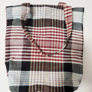Handmade Hand-Spun 100% Cotton Tote Bag | Rustic Artisanal Shoulder Bag